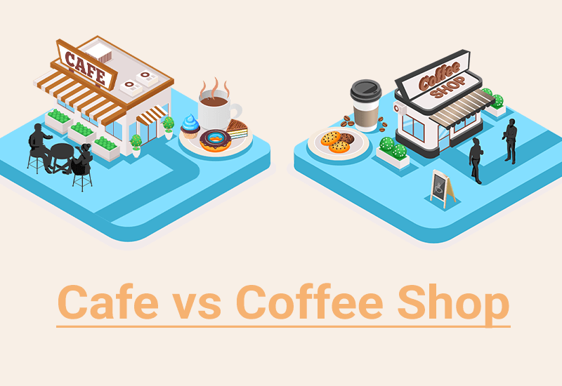 cafe vs coffee shop