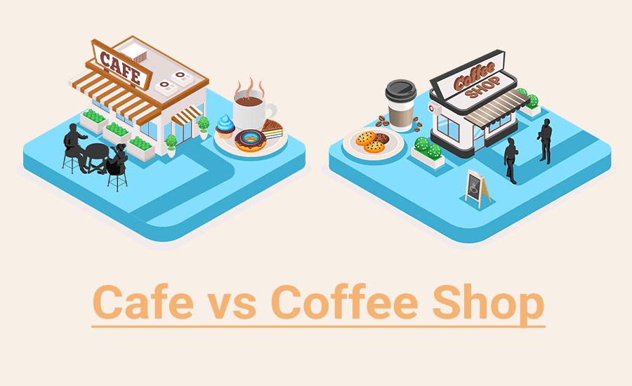 cafe vs coffee shop